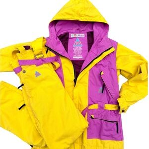 Vintage 90s SOS Sweden Ski Suit SET
